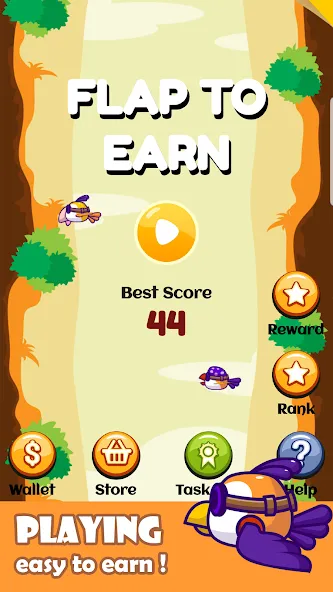 Flap To Earn (Флап Ту Ирн)  [МОД Все открыто] Screenshot 5