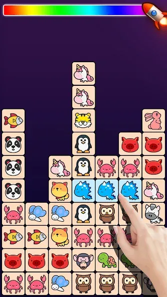 Match Animal - Match Game (Матч Зверь Матч Игра)  [МОД Много денег] Screenshot 1