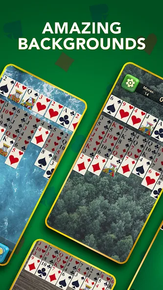 FreeCell Classic Card Game (ФриСел Классическая карточная игра)  [МОД Mega Pack] Screenshot 2