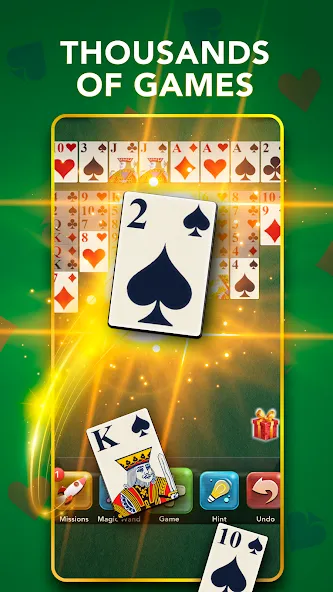 FreeCell Classic Card Game (ФриСел Классическая карточная игра)  [МОД Mega Pack] Screenshot 5