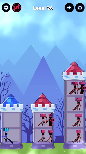 Hero Castle War: Tower Attack (Хиро Касл Вар)  [МОД Unlocked] Screenshot 4