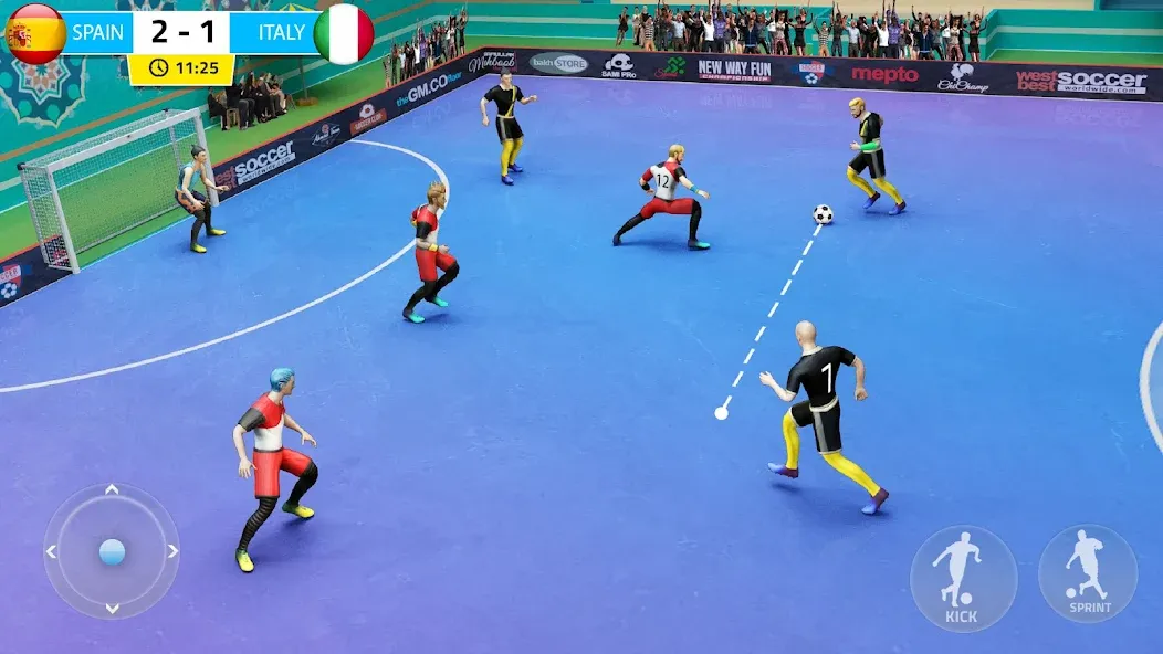 Indoor Futsal: Football Games (Индор Футзал)  [МОД Unlimited Money] Screenshot 1