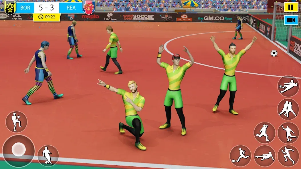 Indoor Futsal: Football Games (Индор Футзал)  [МОД Unlimited Money] Screenshot 2