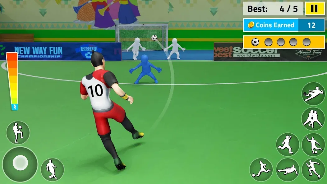 Indoor Futsal: Football Games (Индор Футзал)  [МОД Unlimited Money] Screenshot 4