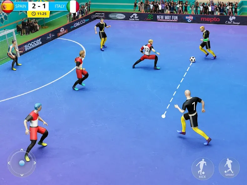 Indoor Futsal: Football Games (Индор Футзал)  [МОД Unlimited Money] Screenshot 5