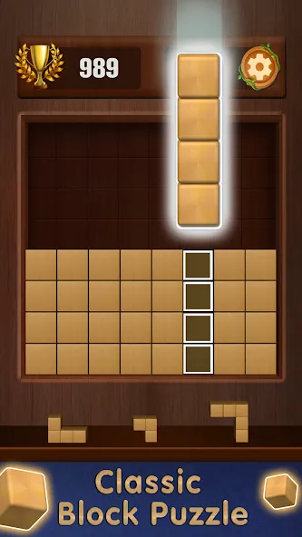 Wooden Cube Block Puzzle (Деревянный кубик головоломка)  [МОД Бесконечные монеты] Screenshot 5