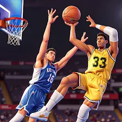 Взломанная Dunk Smash: Basketball Games (Баскетбольные игры)  [МОД Много монет] - полная версия apk на Андроид