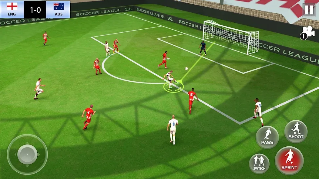 Play Football: Soccer Games (тар Футбол 23)  [МОД Бесконечные деньги] Screenshot 2