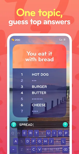 Top 7 - family word game  [МОД Много монет] Screenshot 1