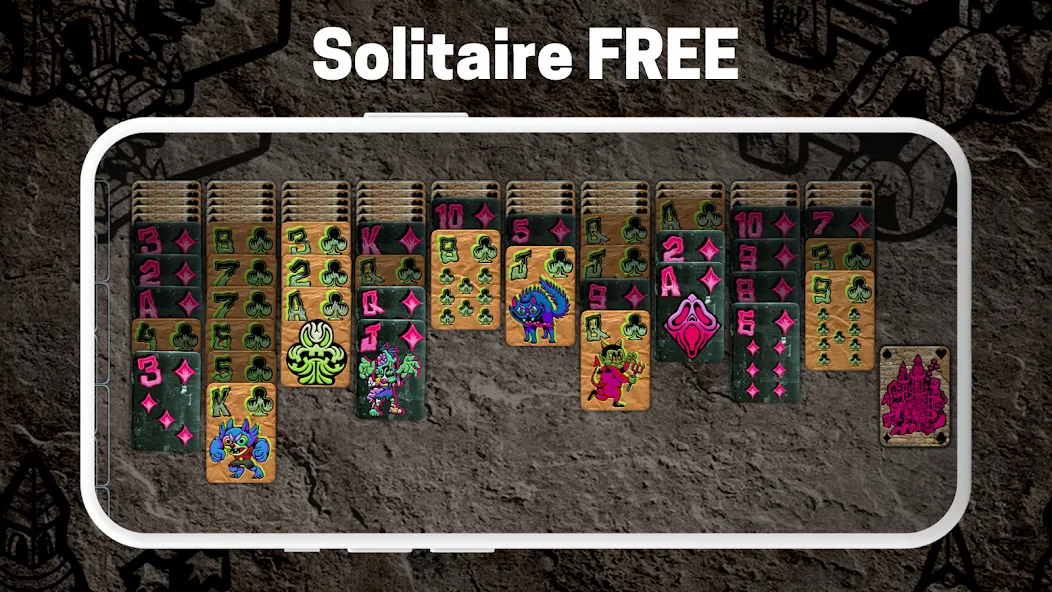 FLICK SOLITAIRE - Card Games (ФЛИКК)  [МОД Много монет] Screenshot 3