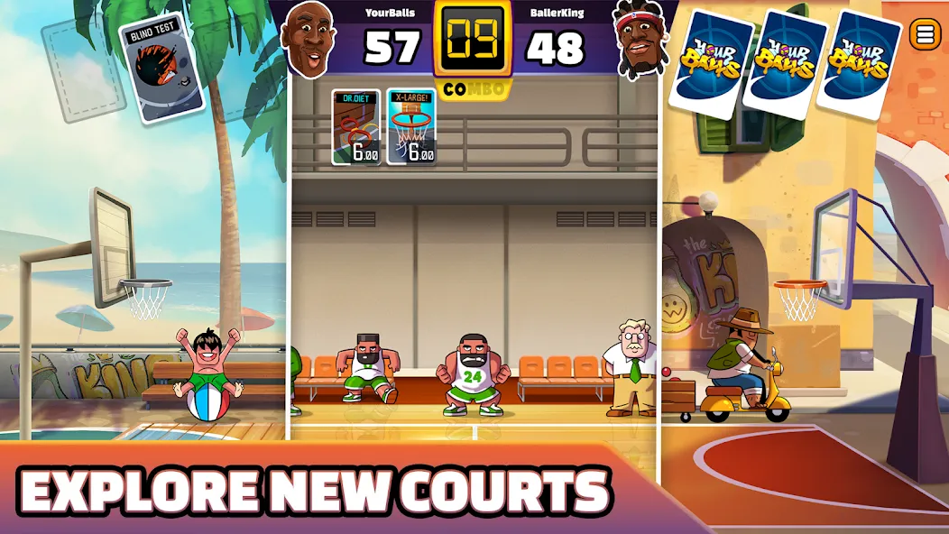 Your Balls: Basketball Game (Йоур Баллс)  [МОД Mega Pack] Screenshot 5