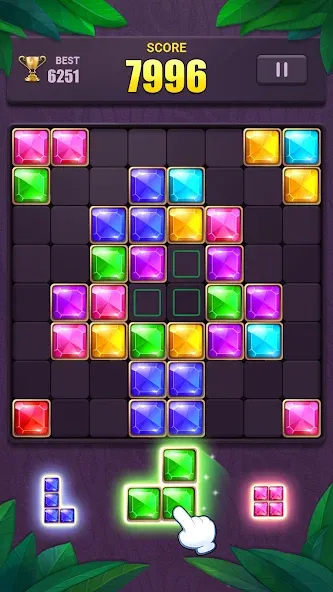 Block Puzzle: Jewel Blast Game  [МОД Много денег] Screenshot 2