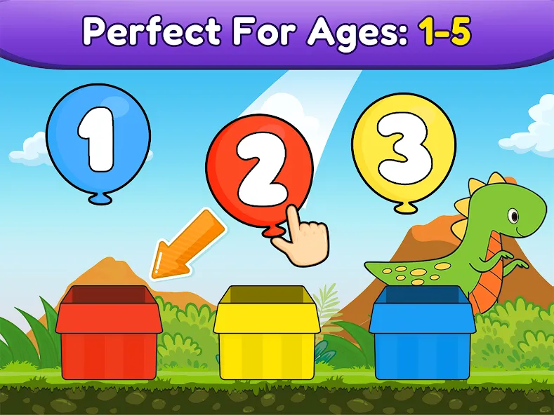 Balloon Pop Kids Learning Game  [МОД Unlocked] Screenshot 4