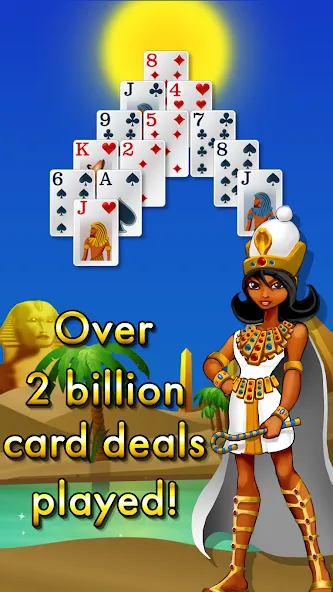 Pyramid Solitaire - Egypt (Пирамиды пасьянс)  [МОД Много монет] Screenshot 5