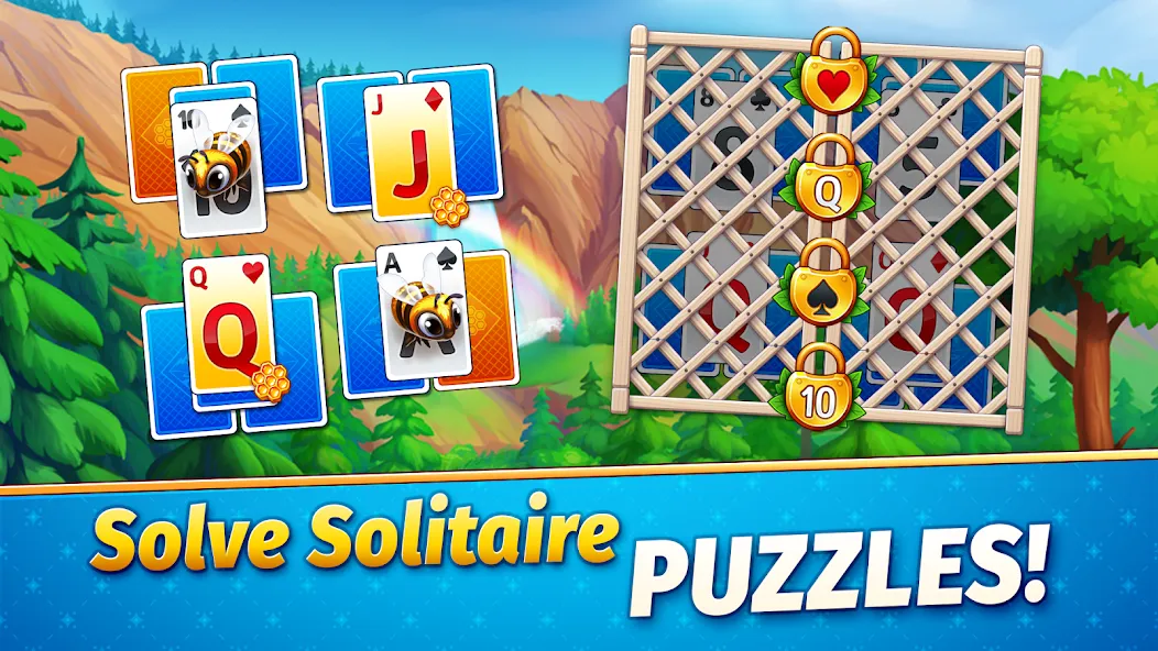 Solitaire Golden Prairies  [МОД Menu] Screenshot 4