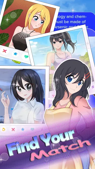 HaremKing - Waifu Dating Sim (ХаремКинг)  [МОД Unlimited Money] Screenshot 4