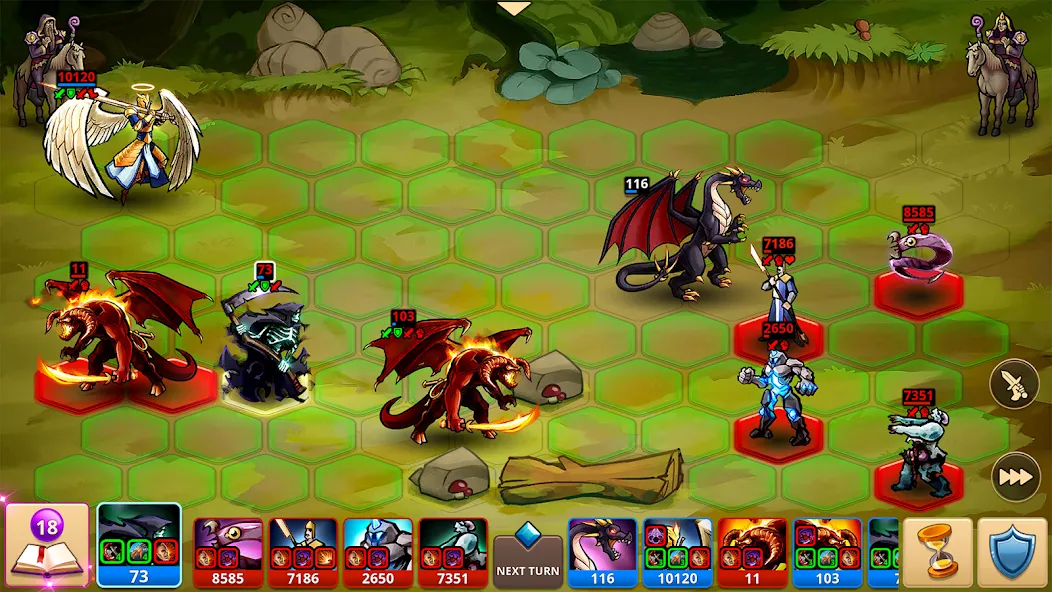 Magic War Legends  [МОД Много монет] Screenshot 5