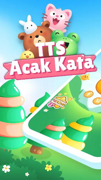 Acak Kata - Teka Teki Silang (Ацак Ката)  [МОД Unlocked] Screenshot 1