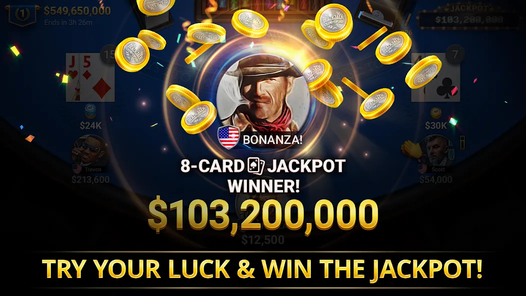 Blackjack Championship (Блэкджек Чемпионат)  [МОД Mega Pack] Screenshot 4