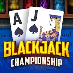 Взломанная Blackjack Championship (Блэкджек Чемпионат)  [МОД Mega Pack] - последняя версия apk на Андроид