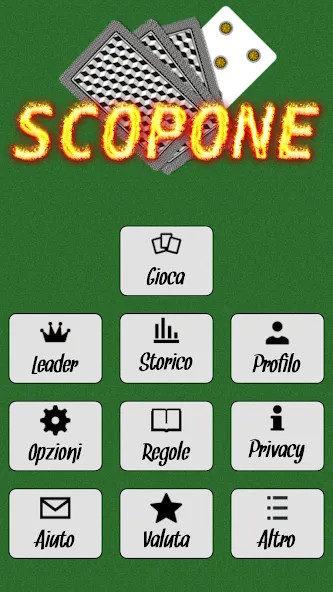 Scopone (Скопоне)  [МОД Меню] Screenshot 1