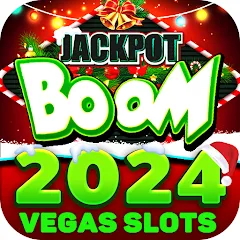 Взломанная Jackpot Boom Casino Slot Games (Джекпот Бум Казино Игры на Слотмашинах)  [МОД Mega Pack] - полная версия apk на Андроид