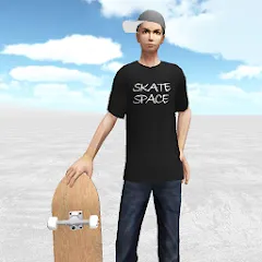 Скачать взломанную Skate Space (Скейт Спейс)  [МОД Mega Pack] - стабильная версия apk на Андроид