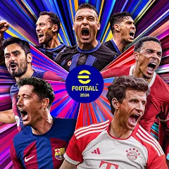 Взломанная eFootball™ 2024 (ИФутбол 2023)  [МОД Все открыто] - полная версия apk на Андроид