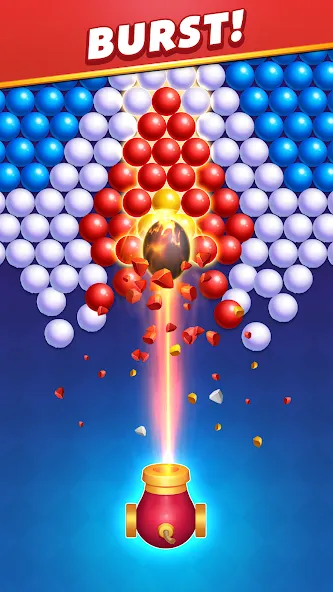 Bubble Shooter Royal Pop  [МОД Много монет] Screenshot 3