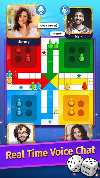 Ludo Game COPLE - Voice Chat  [МОД Бесконечные деньги] Screenshot 4