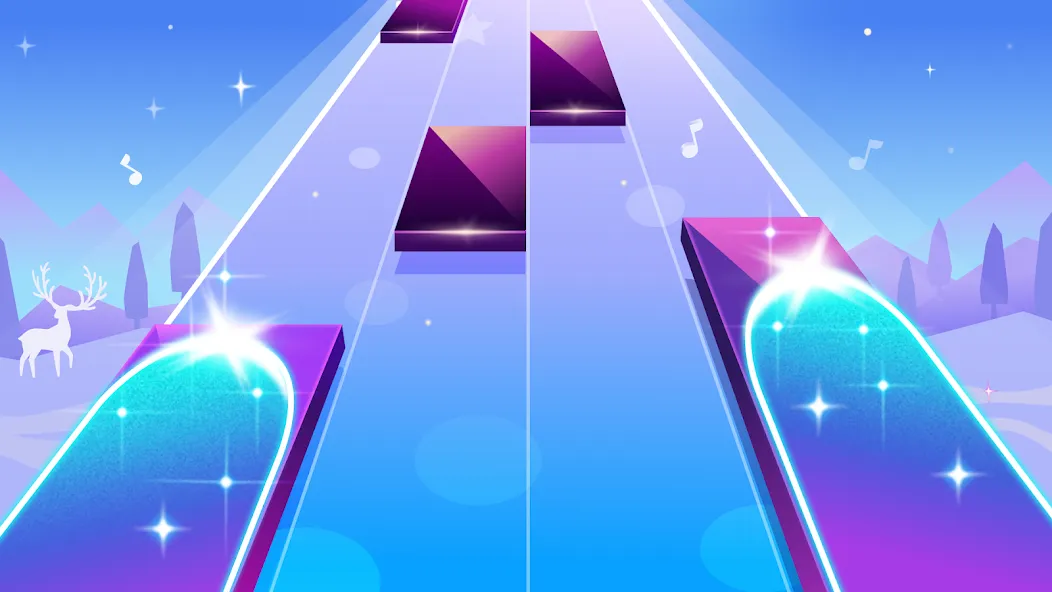 Magic Music Tiles, Piano Tiles  [МОД Бесконечные монеты] Screenshot 1