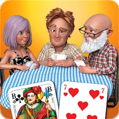 Взломанная Mau Mau am Stammtisch (Мау Мау на общем столе)  [МОД Menu] - стабильная версия apk на Андроид
