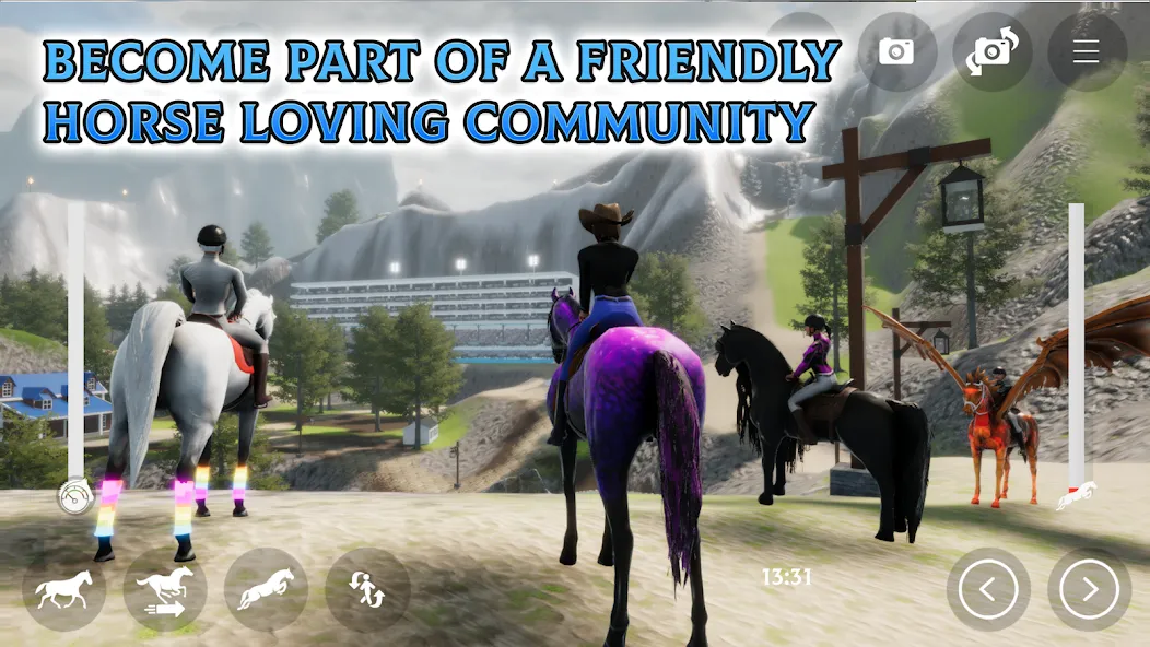 Horse Academy - Equestrian MMO (Хорс Академи)  [МОД Меню] Screenshot 4