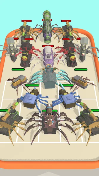 Merge Spider Train  [МОД Mega Pack] Screenshot 3