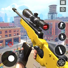 Скачать взломанную Code of Sniper 3D Gun Shooting  [МОД Бесконечные деньги] - полная версия apk на Андроид