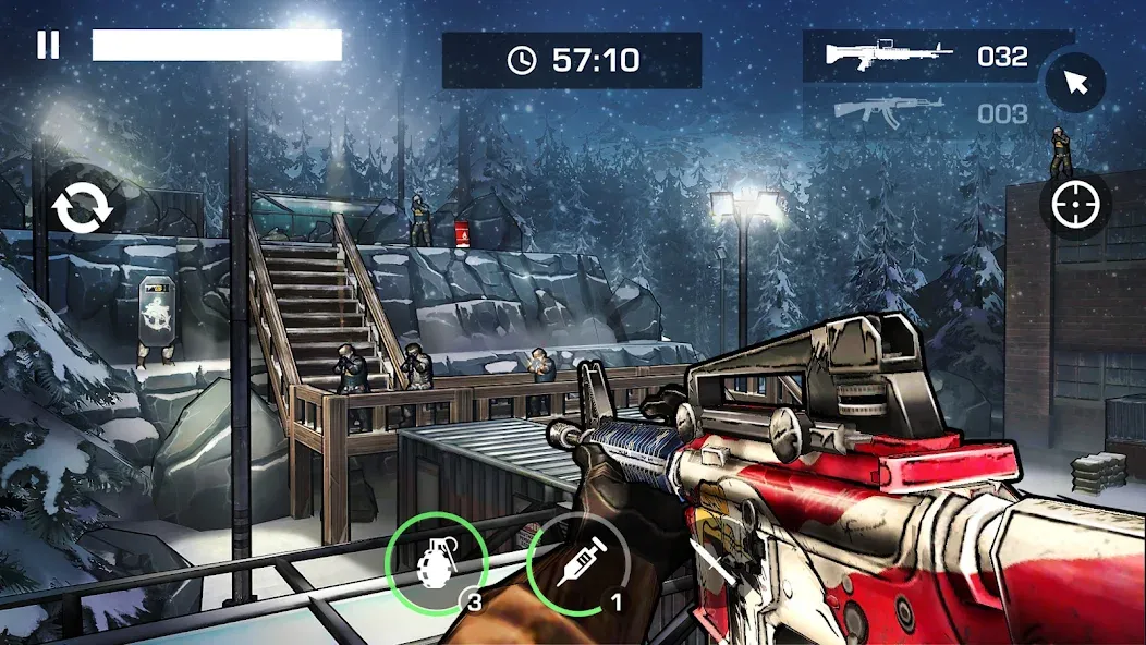 Gun Shooting Games Offline FPS (Ган 2)  [МОД Menu] Screenshot 1
