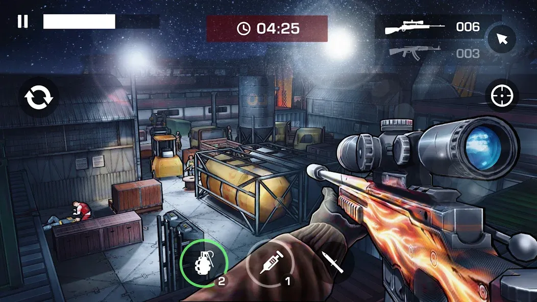 Gun Shooting Games Offline FPS (Ган 2)  [МОД Menu] Screenshot 2