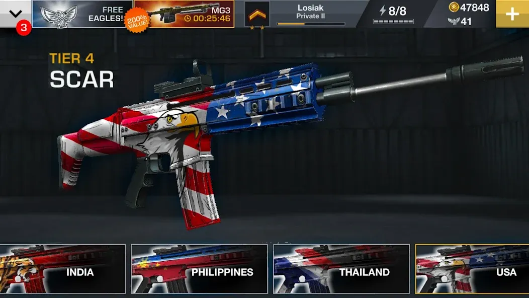 Gun Shooting Games Offline FPS (Ган 2)  [МОД Menu] Screenshot 3