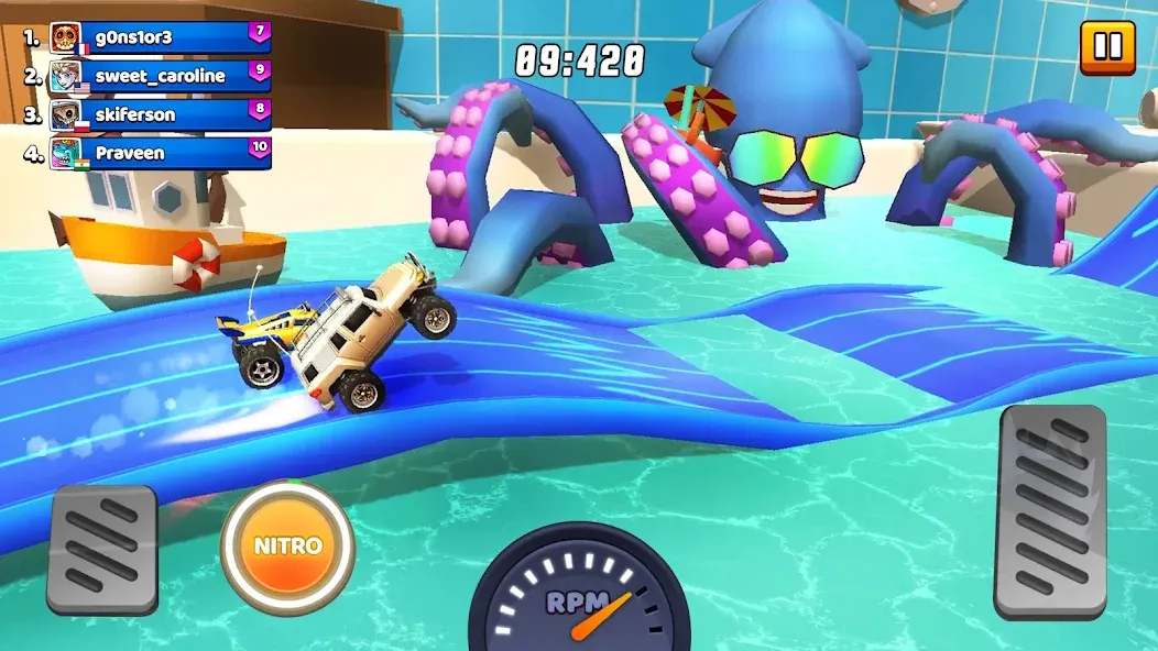 Nitro Jump - Car Racing (Нитро Джамп Рейсинг)  [МОД Mega Pack] Screenshot 2