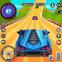 Скачать взлом Nitro Jump - Car Racing (Нитро Джамп Рейсинг)  [МОД Mega Pack] - последняя версия apk на Андроид