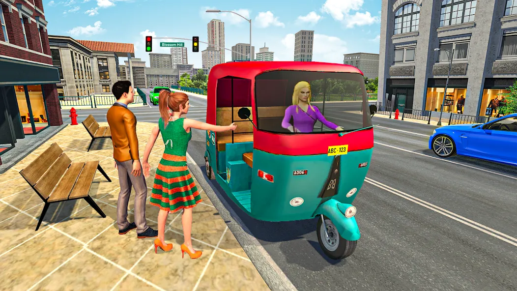 Tuk Tuk Auto Rickshaw Game 3d  [МОД Mega Pack] Screenshot 2