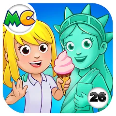 Взломанная My City: NewYork Trip (Мой город)  [МОД Много монет] - полная версия apk на Андроид