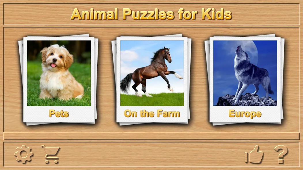 Animal Puzzles for Kids  [МОД Бесконечные деньги] Screenshot 1