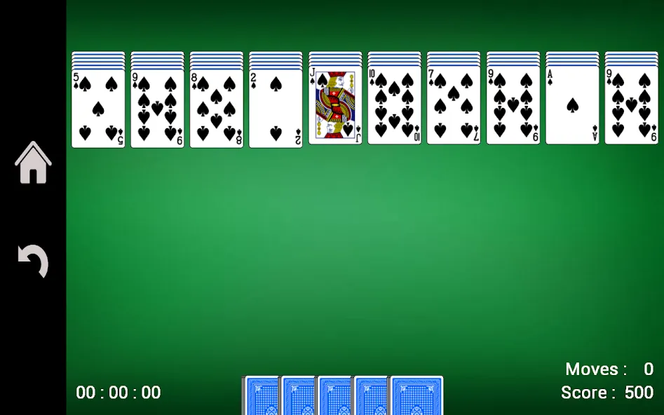 Spider Solitaire  [МОД Много денег] Screenshot 2