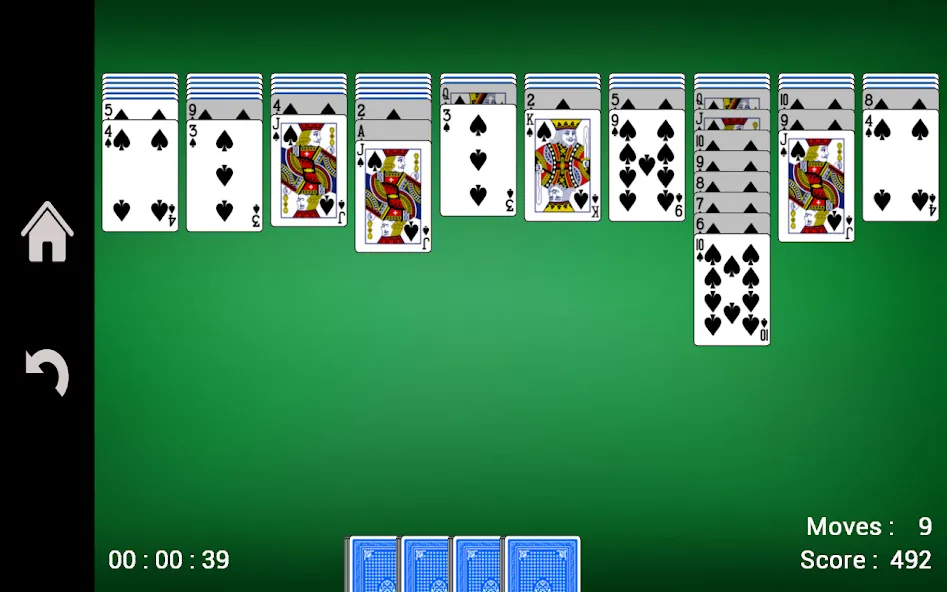 Spider Solitaire  [МОД Много денег] Screenshot 4