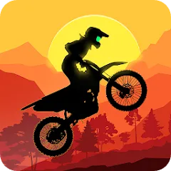 Взломанная Sunset Bike Racer - Motocross (Сансет Байк Рейсер)  [МОД Unlimited Money] - последняя версия apk на Андроид