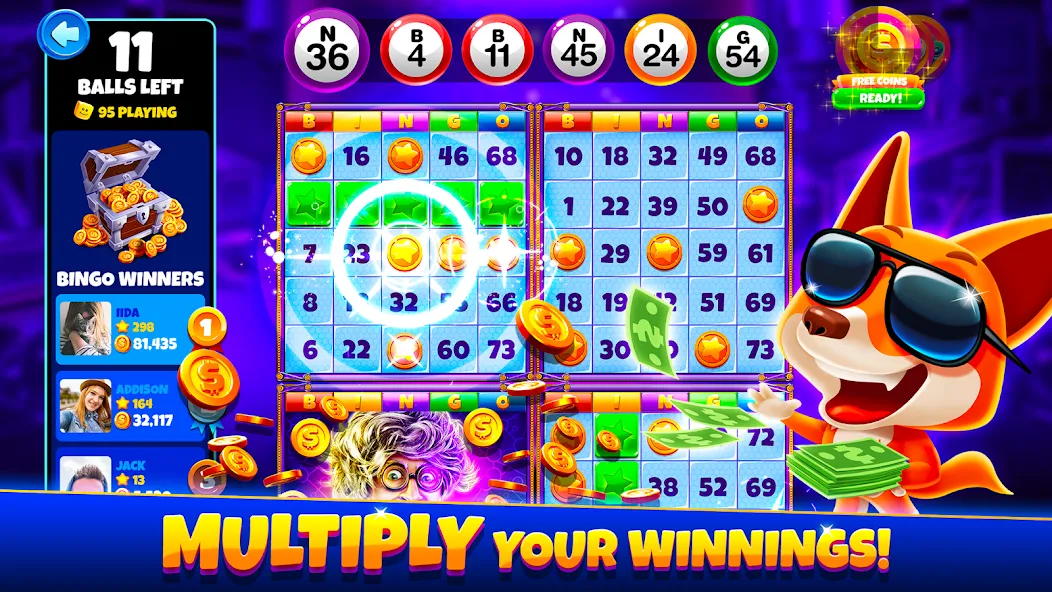 Xtreme Bingo! Slots Bingo Game  [МОД Mega Pack] Screenshot 1