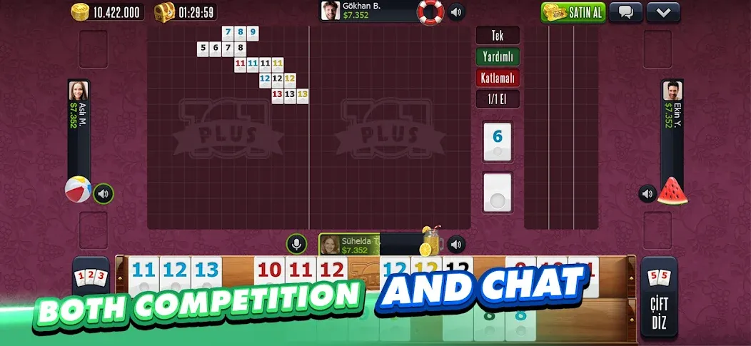 101 Okey Plus Rummy Board Game  [МОД Много монет] Screenshot 5