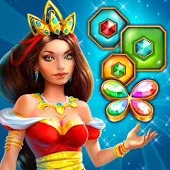 Скачать взлом Lost Jewels - Match 3 Puzzle (Лост Джуэлс)  [МОД Много денег] - стабильная версия apk на Андроид