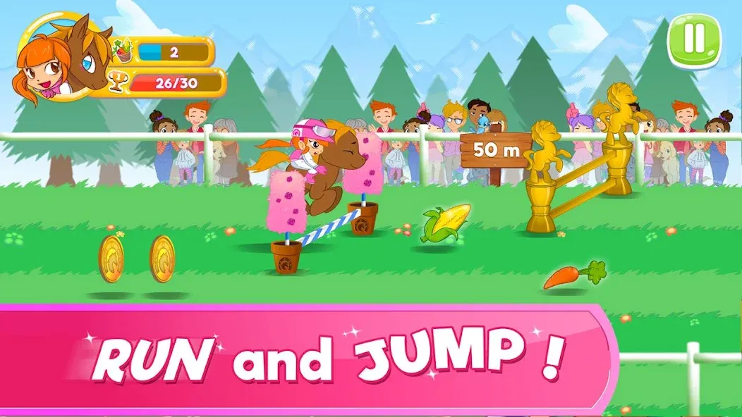 Pony Run : Magic Trails (Пони Ран)  [МОД Unlimited Money] Screenshot 1